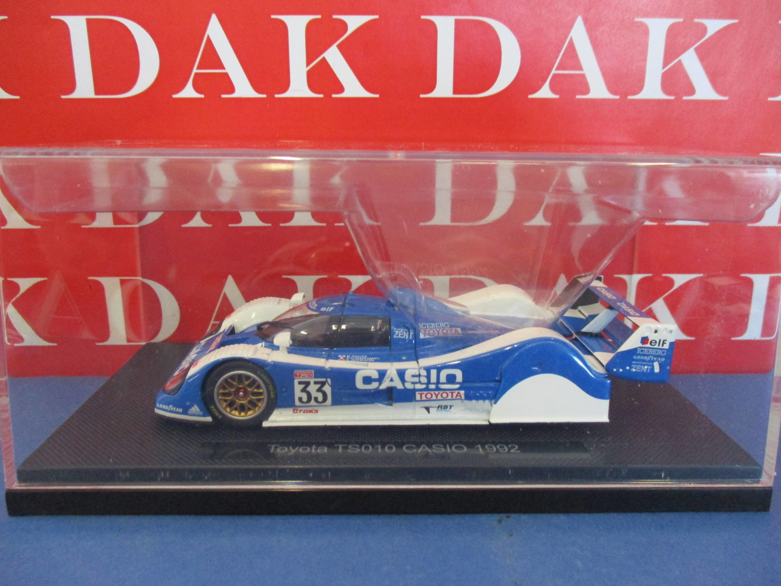 Die cast 1/43 Modellino Auto Toyota TS010 Casio 24H Le Mans 1992 by Ebbro
