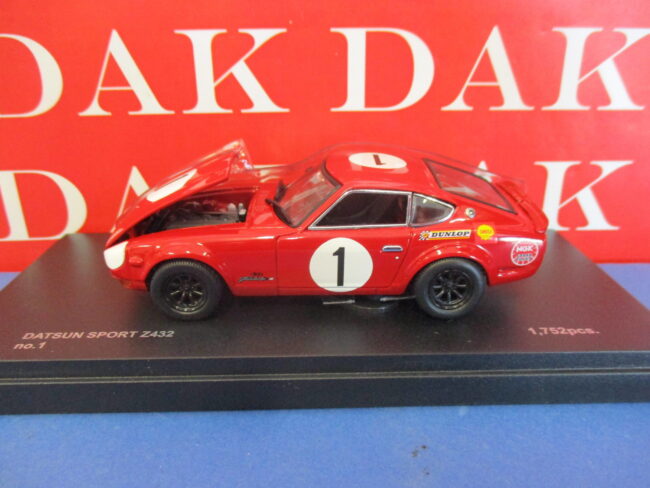 Die cast 1/43 Modellino Auto Datsun Sport Fairlady Z432 Racing 1972 by Kyosho