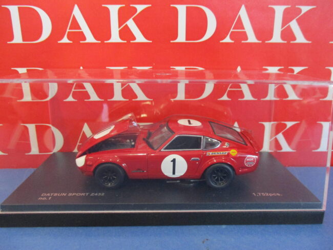 Die cast 1/43 Modellino Auto Datsun Sport Fairlady Z432 Racing 1972 by Kyosho - immagine 5