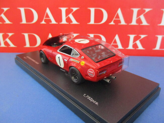 Die cast 1/43 Modellino Auto Datsun Sport Fairlady Z432 Racing 1972 by Kyosho - immagine 3