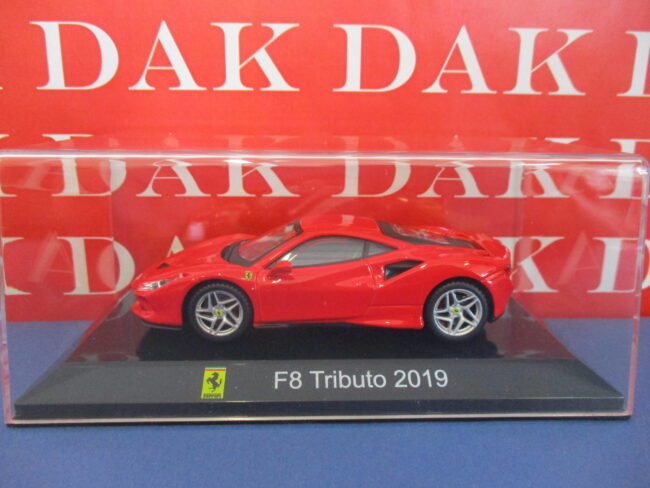 Die cast 1/43 Modellino Auto Ferrari F8 Tributo 2019 - immagine 4