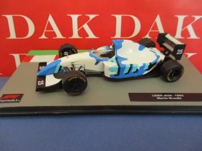 Die cast 1/43 Modellino Auto F1 Ligier JS39 1993 M. Brundle