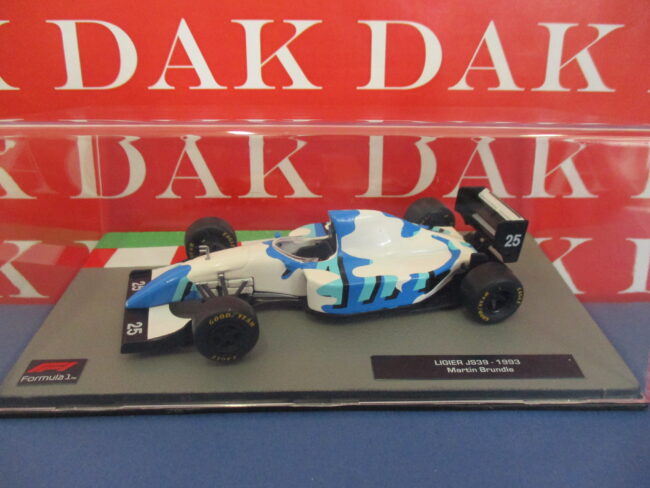 Die cast 1/43 Modellino Auto F1 Ligier JS39 1993 M. Brundle - immagine 4