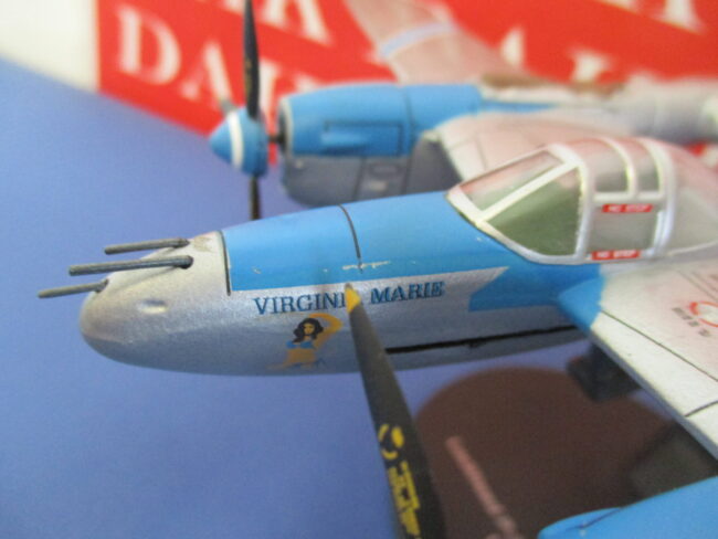 Die cast 1/72 Modellino Aereo Aircraft Lockheed P-38J/L Lightning Virgine Marie - immagine 3