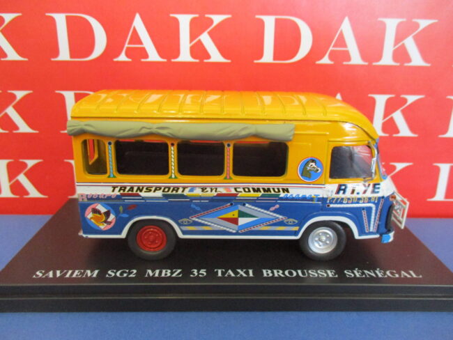 Die cast 1/43 Modellino Minibus Saviem SG2 MBZ 35 Taxi Brousse Senegal - immagine 2