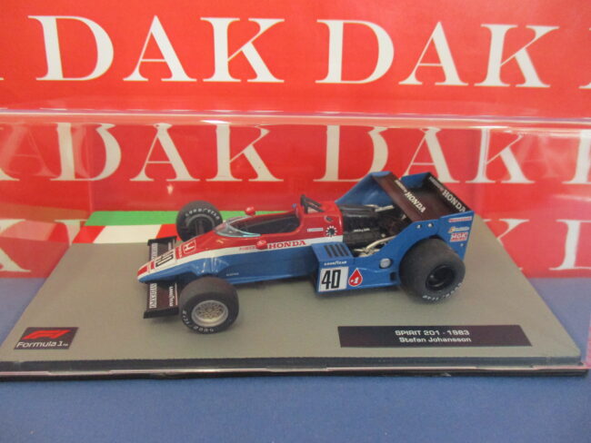 Die cast 1/43 Modellino Auto F1 Spirit 201 1983 S. Johansson - immagine 4