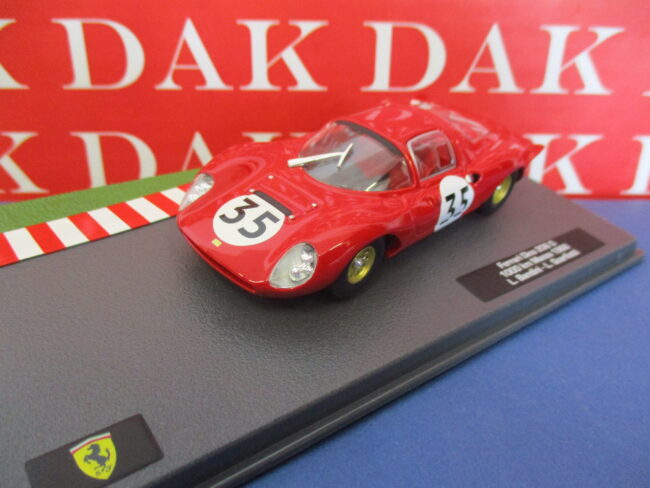 Die cast 1/43 Modellino Auto Ferrari Dino 206 S 1000KM Monza 1966 L. Bandini - immagine 2