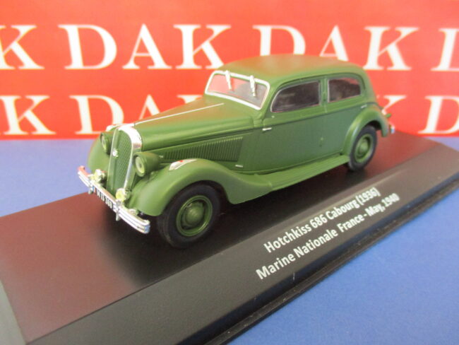 Die cast 1/43 Modellino Auto Hotchkiss 686 Cabourg 1936 Marine France 1940