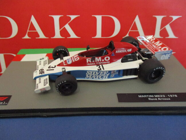 Die cast 1/43 Modellino Auto F1 Martini MK23 1978 R. Arnoux