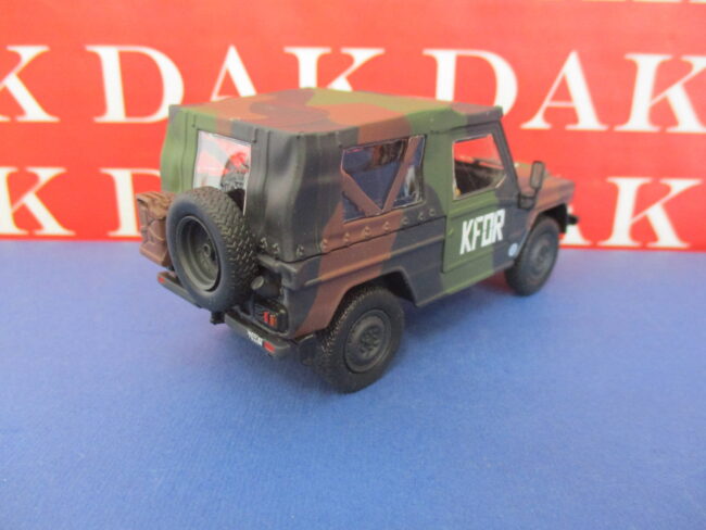 Die cast 1/43 Modellino Auto Peugeot P4 KFOR French Army - immagine 4