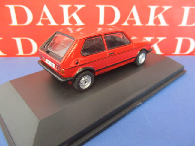 Die cast 1/43 Modellino Auto Volkswagen Golf GTI 1978 rosso - immagine 3