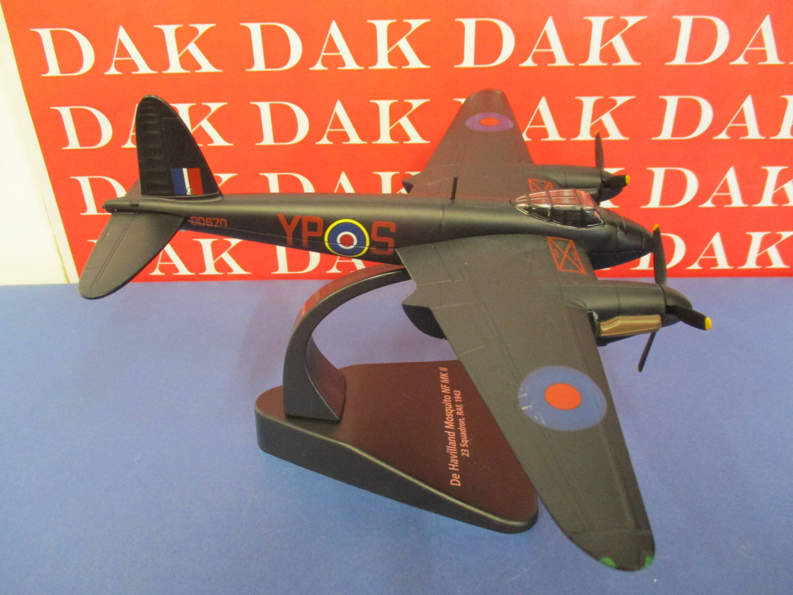 Die cast 1/72 Modellino Aereo Aircraft De Havilland Mosquito FB MKVI 23 Sq.  RAF - Dak Mantova sas