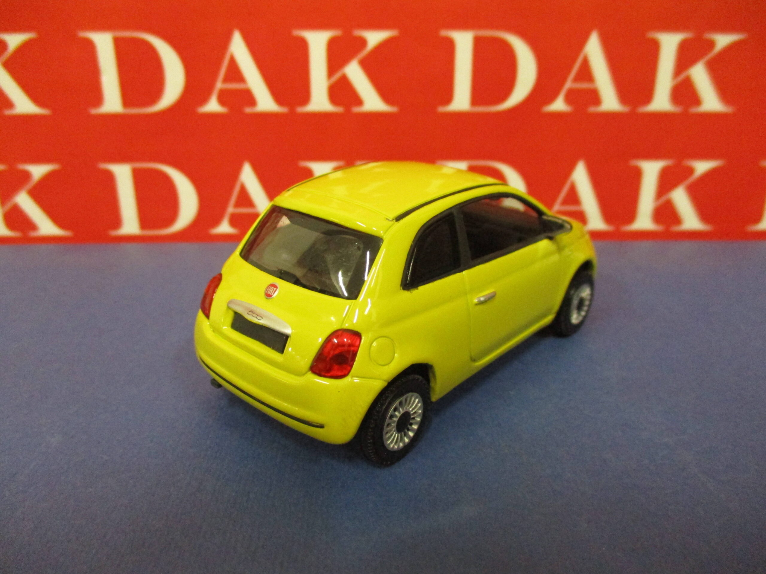 WE38507C - FIAT 500 2007 BIANCA CON STRISCIA TRICOLORE 1:43 Welly Auto  Stradali Die Cast Modellino - Welly