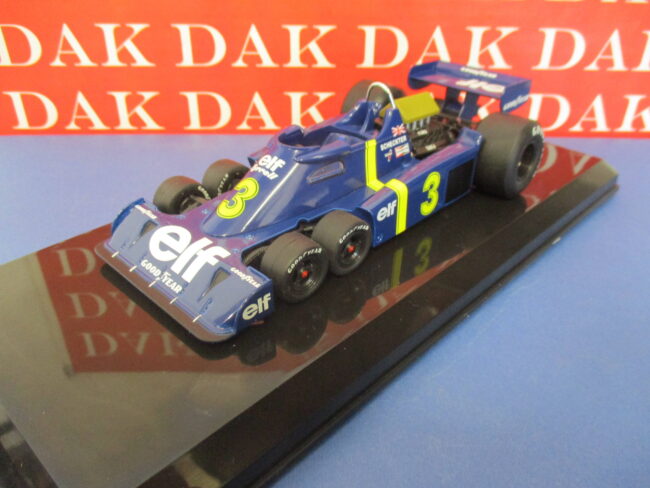 Die cast 1/24 Modellino Auto F1 Tyrrell P34 6 Wheels 1976 J. Scheckter - immagine 2