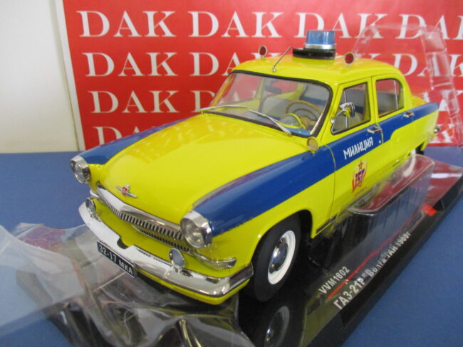 Die cast 1/18 Modellino Auto Polizia Police GAZ 21R Volga 1969 USSR by Ist