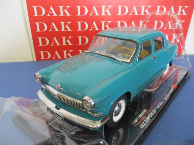 Die cast 1/18 Modellino Auto Gaz 21R Volga Blue Green 1966 by Ist