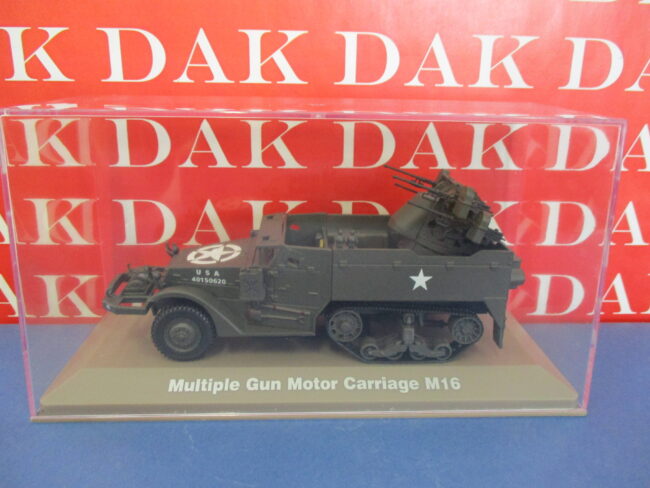 Die cast 1/43 Modellino Semicingolato M16 Multiple Gun Motor Carriage by Atlas - immagine 4