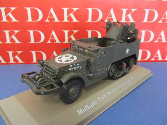 Die cast 1/43 Modellino Semicingolato M16 Multiple Gun Motor Carriage by Atlas - immagine 2