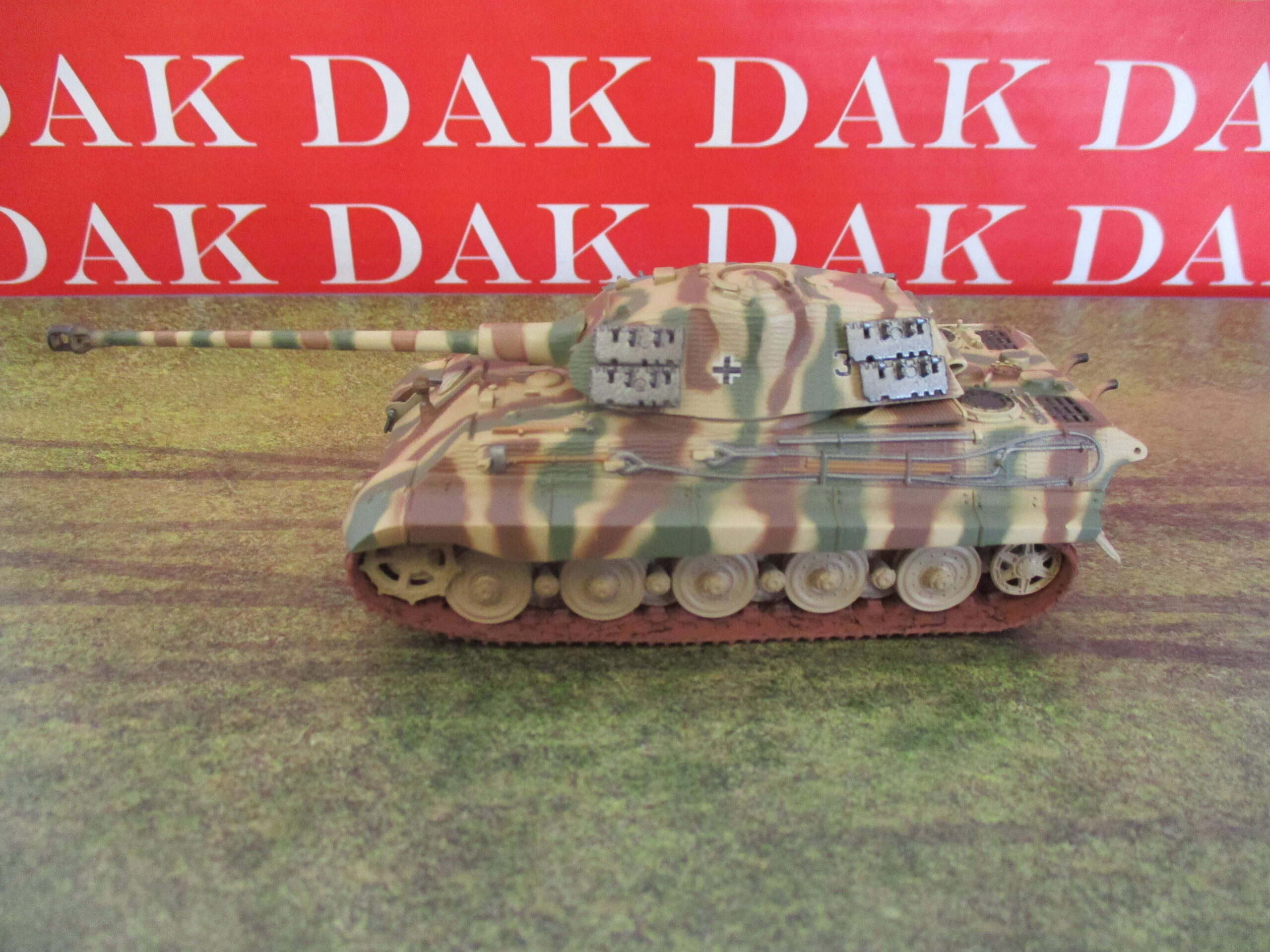 1 72 Modellino Carro Armato Tank Pz Kpfw Vi Tiger Ii King Tiger S Pz Abt 503 Dak Mantova Sas