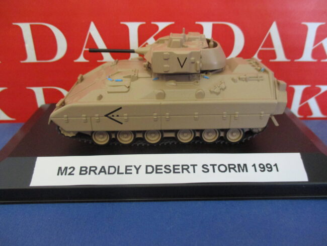 Die cast 1/72 Modellino Carro Armato Tank M2 Bradley Desert Storm 1991 HB