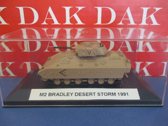 Die cast 1/72 Modellino Carro Armato Tank M2 Bradley Desert Storm 1991 HB - immagine 4