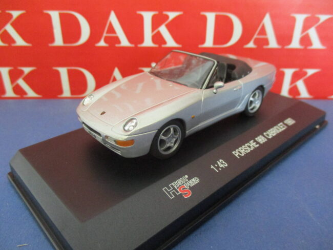 Die cast 1/43 Modellino Auto Porsche 968 Cabriolet 1993 by High Speed - immagine 2