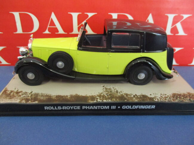 Die cast 1/43 Modellino Auto 007 Rolls-Royce Phantom III Goldfinger ed. italiana