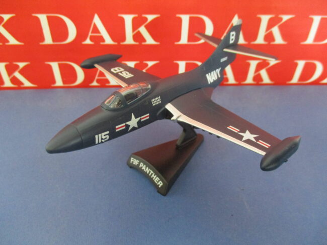 Die cast 1/100 Modellino Aereo Aircraft Grumman F9F Panther USS Princeton 1950 - immagine 2