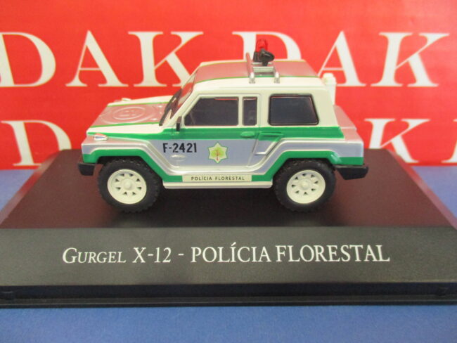 Die cast 1/43 Modellino Auto Polizia Police Gurgel X-12 Policia Florestal Brazil