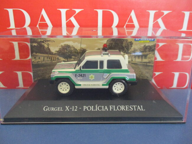 Die cast 1/43 Modellino Auto Polizia Police Gurgel X-12 Policia Florestal Brazil - immagine 2