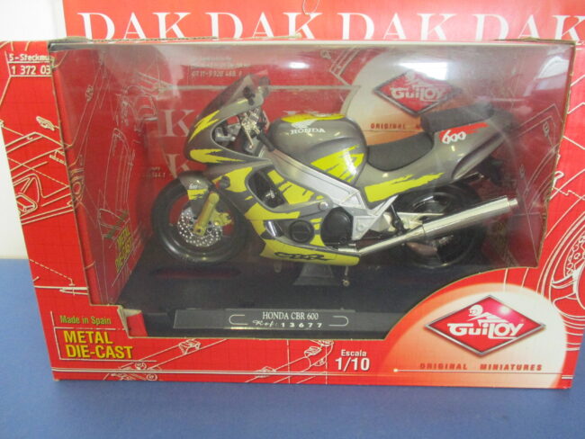 Die cast 1/10 Modellino Moto Honda CBR 600 by Guiloy - immagine 4