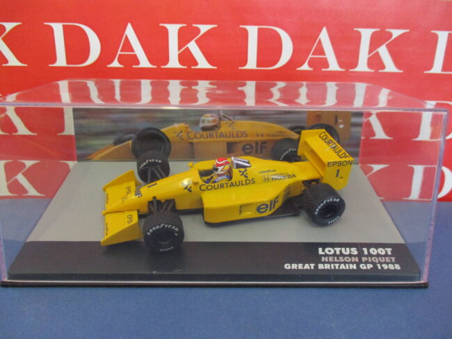 Die cast 1/43 Modellino Auto F1 Lotus 100T Great Britain GP 1988 N. Piquet - immagine 4