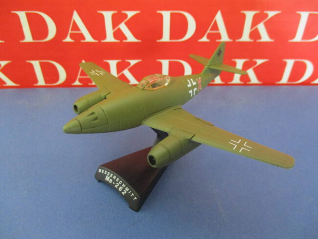 Die cast 1/100 Modellino Aereo Aircraft Messerschmitt Me 262 A Red X 1945