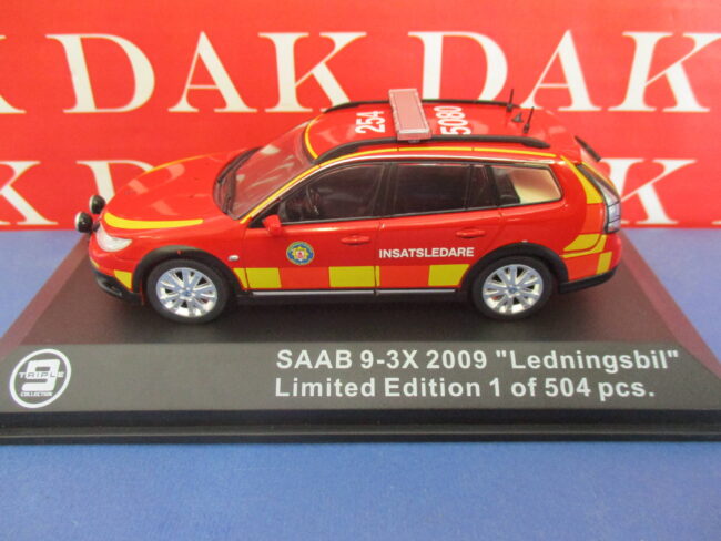 Die cast 1/43 Modellino Auto Saab 9-3X Ledningsbil 2009 by Triple 9 ...