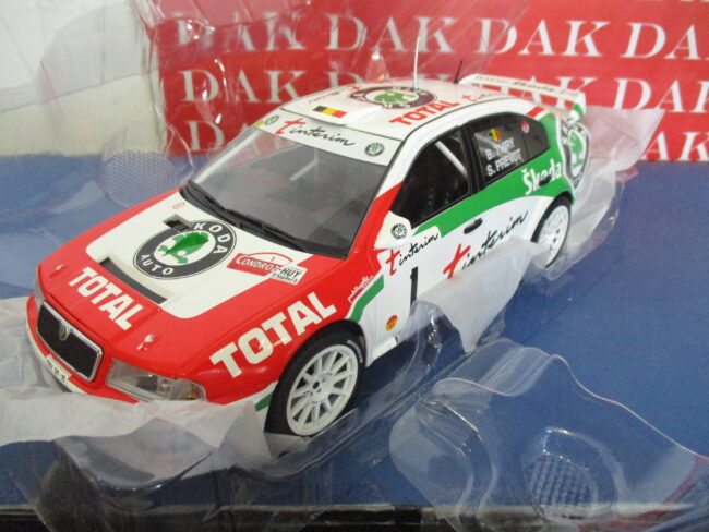 Die cast 1/18 Modellino Auto Skoda Octavia WRC Rally Condroz 2001 B. Thiry - immagine 2