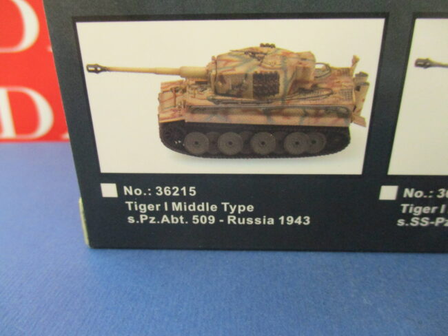 1/72 Modellino Carro Armato Tank Tiger I 122 s. Pz. Abt. 509 Russia 1943 - immagine 5