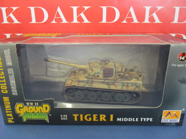 1/72 Modellino Carro Armato Tank Tiger I 122 s. Pz. Abt. 509 Russia 1943 - immagine 6