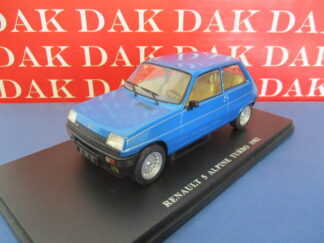 Die cast 1/24 Modellino Auto Renault 5 Turbo 2 gialla by Burago