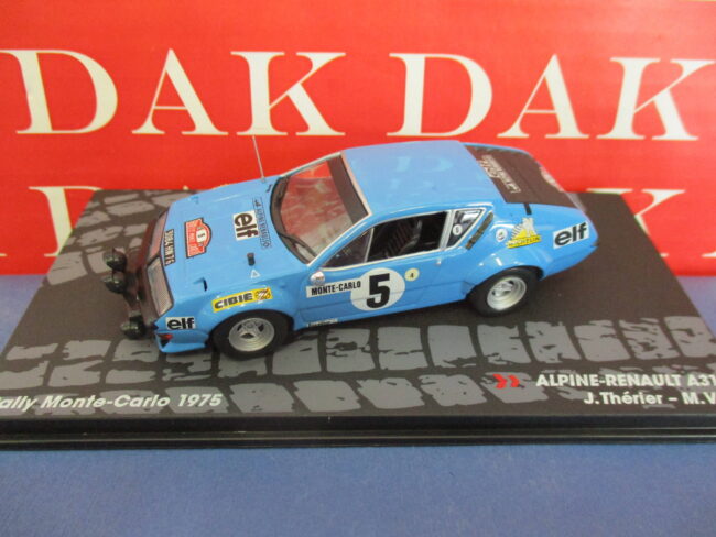 Die cast 1/43 Modellino Auto Renault Alpine A310 Rally Monte Carlo 1975 Therier