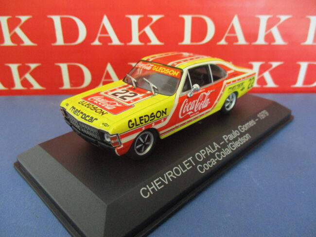 Die cast 1/43 Modellino Auto Chevrolet Opala Coca-Cola 1979 P. Gomes - immagine 2