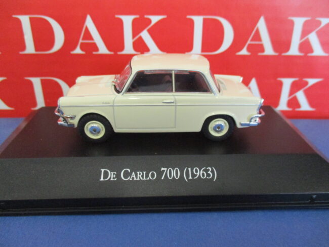 Die cast 1/43 Modellino Auto De Carlo 700 1963 - immagine 2