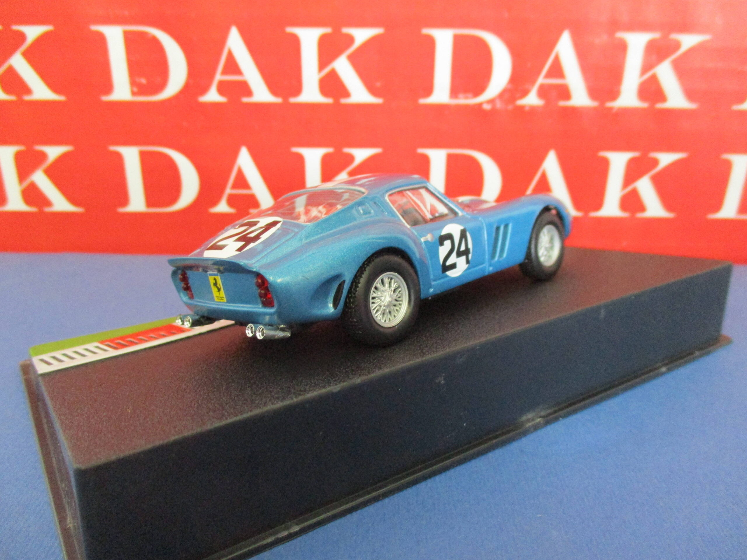 Die cast 1/43 Modellino Auto Ferrari 250 GTO N24 12H de Sebring 1962 P.  Hill - Dak Mantova sas