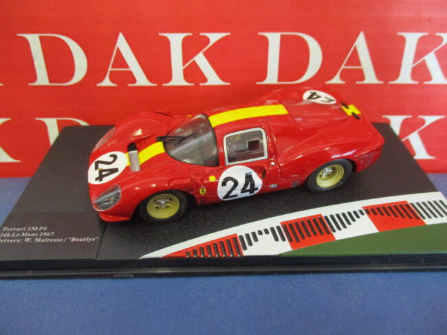 Die cast 1/43 Modellino Auto Ferrari 330 P4 N 24 24H Le Mans 1967 W. Mairesse