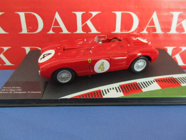 Die cast 1/43 Modellino Auto Ferrari 375 Plus N4 24H Le Mans 1954 M. Trintignant