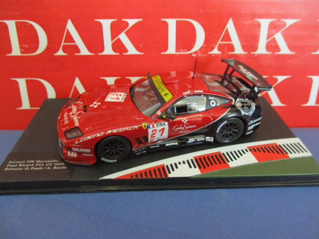 Die cast 1/43 Modellino Auto Ferrari 550 Maranello N21 FIA GT 2009 O. Panis