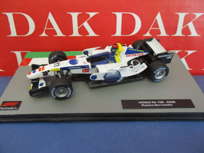 Die cast 1/43 Modellino Auto F1 Honda RA 106 2006 R. Barrichello