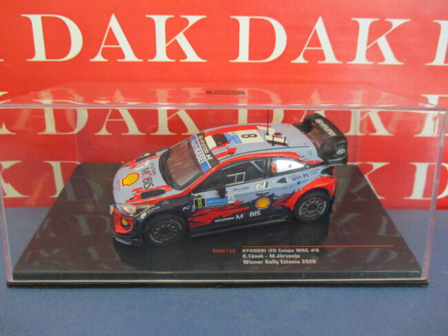 Die cast 1/43 Modellino Auto Hyundai i20 Coupe WRC Rally Estonia 2020 O. Tanak - immagine 4