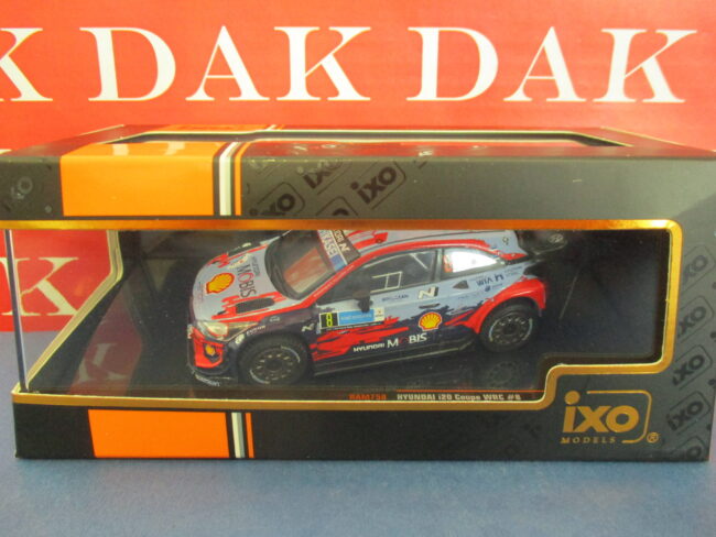 Die cast 1/43 Modellino Auto Hyundai i20 Coupe WRC Rally Estonia 2020 O. Tanak - immagine 5