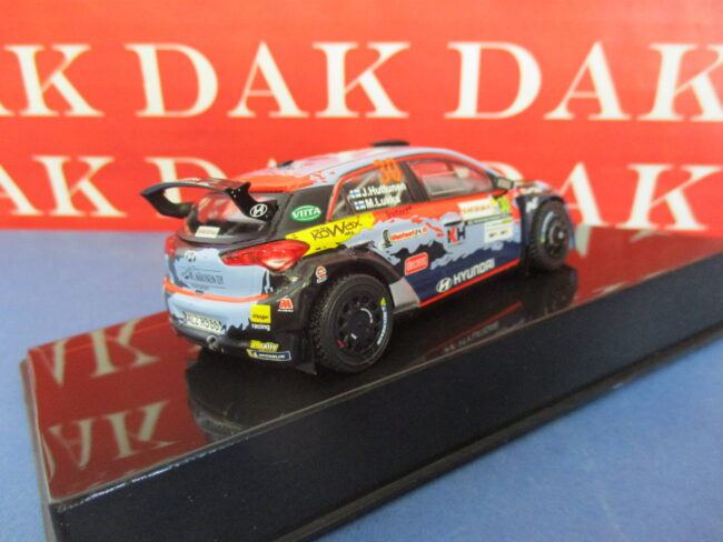 Die cast 1/43 Modellino Auto Hyundai i20 R5 Rally Sardegna 2020 J. Huttunen - immagine 3