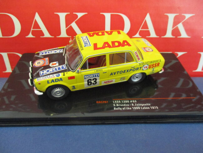 Die cast 1/43 Modellino Auto Lada 1300 Rally 1000 Lakes 1975 S. Brundza by Ixo - immagine 2